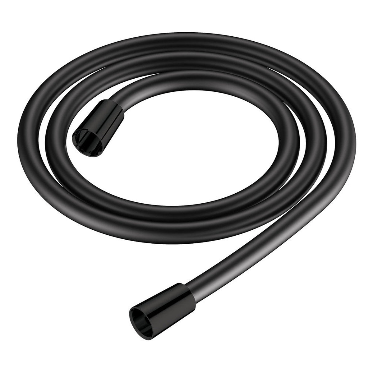Fienza PVC Shower Hose, 1.5 Metre, Black Fittings