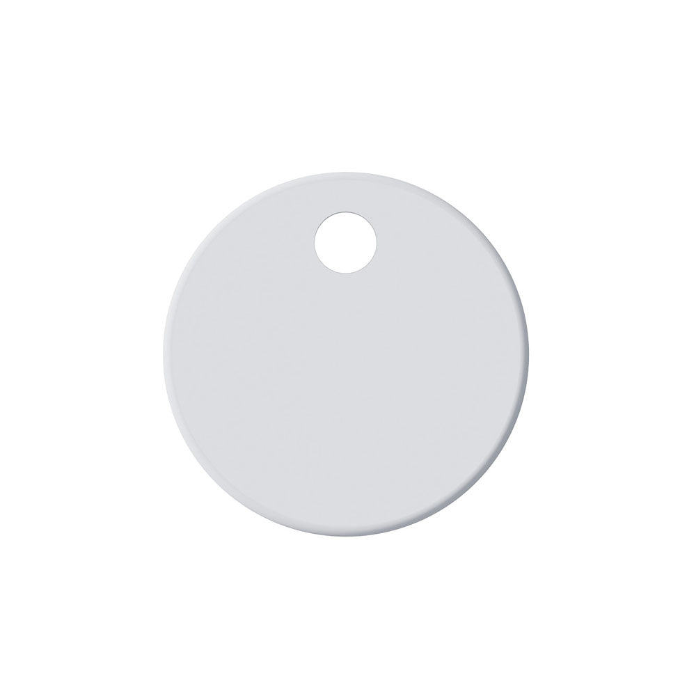Fienza Seat Hinge Covers for Slim Seats, Matte White