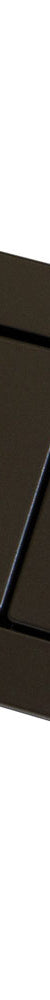 Rectangular Flush Buttons - Matte Black