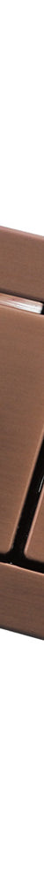 Fienza Back to Wall Toilet Flush Buttons, Brushed Copper