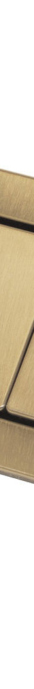 Rectangular Flush Buttons - Urban Brass