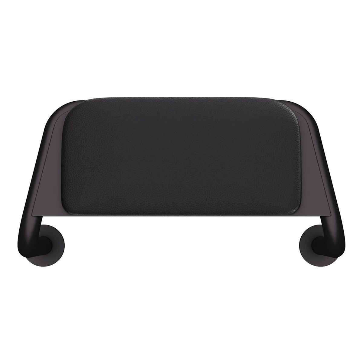 Care Back Rest with Cushion Plate, Matte Black