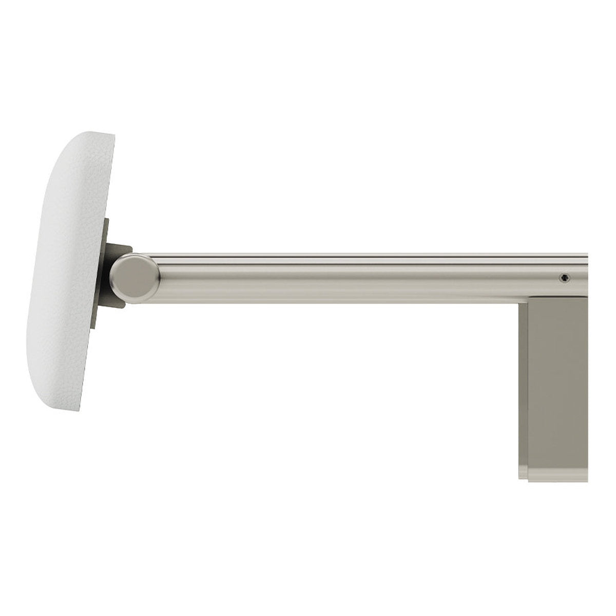 Fienza Care Back Rest, Brushed Nickel