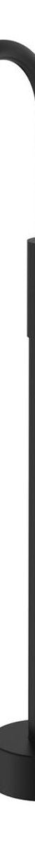 Kaya Floor Mounted Bath Mixer, Matte Black