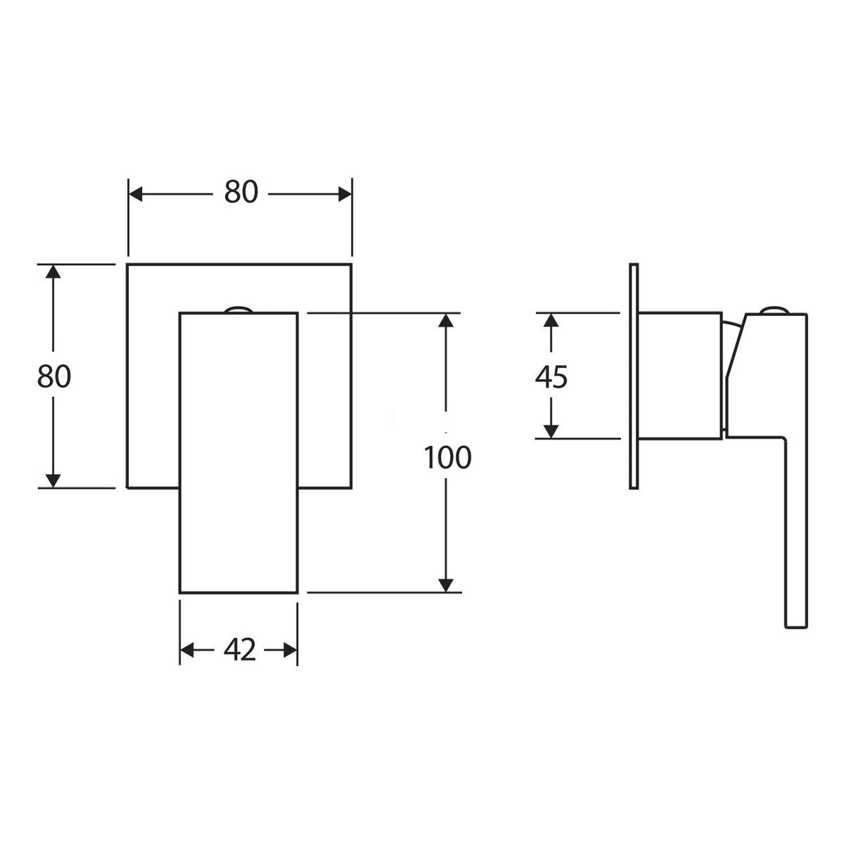 Fienza Jet Wall Mixer