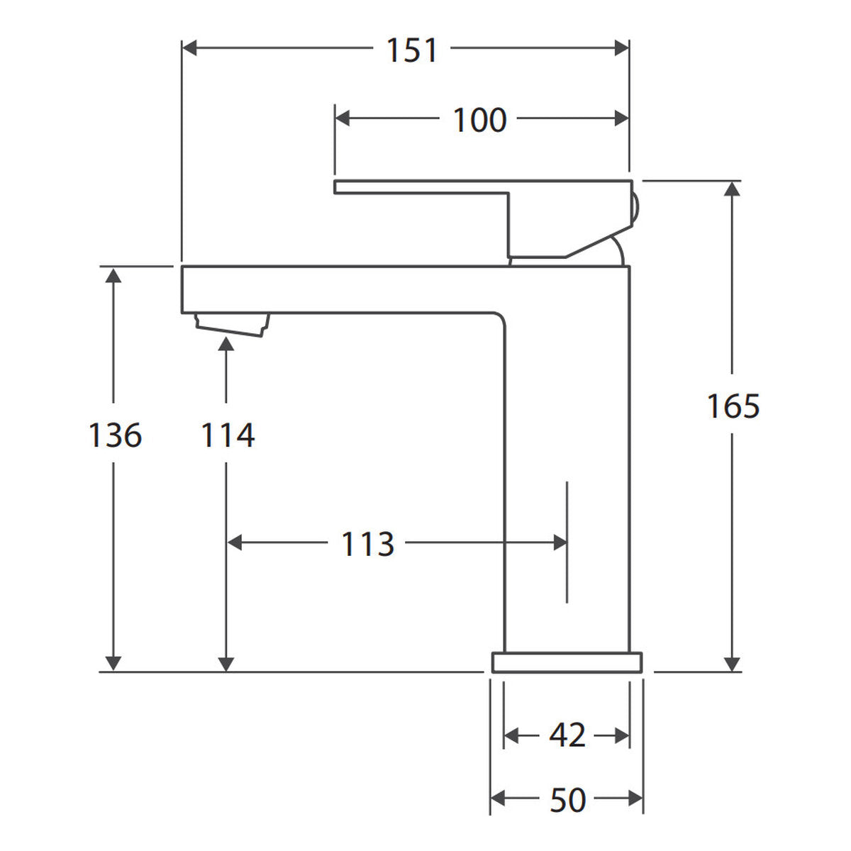 Fienza Jet Basin Mixer
