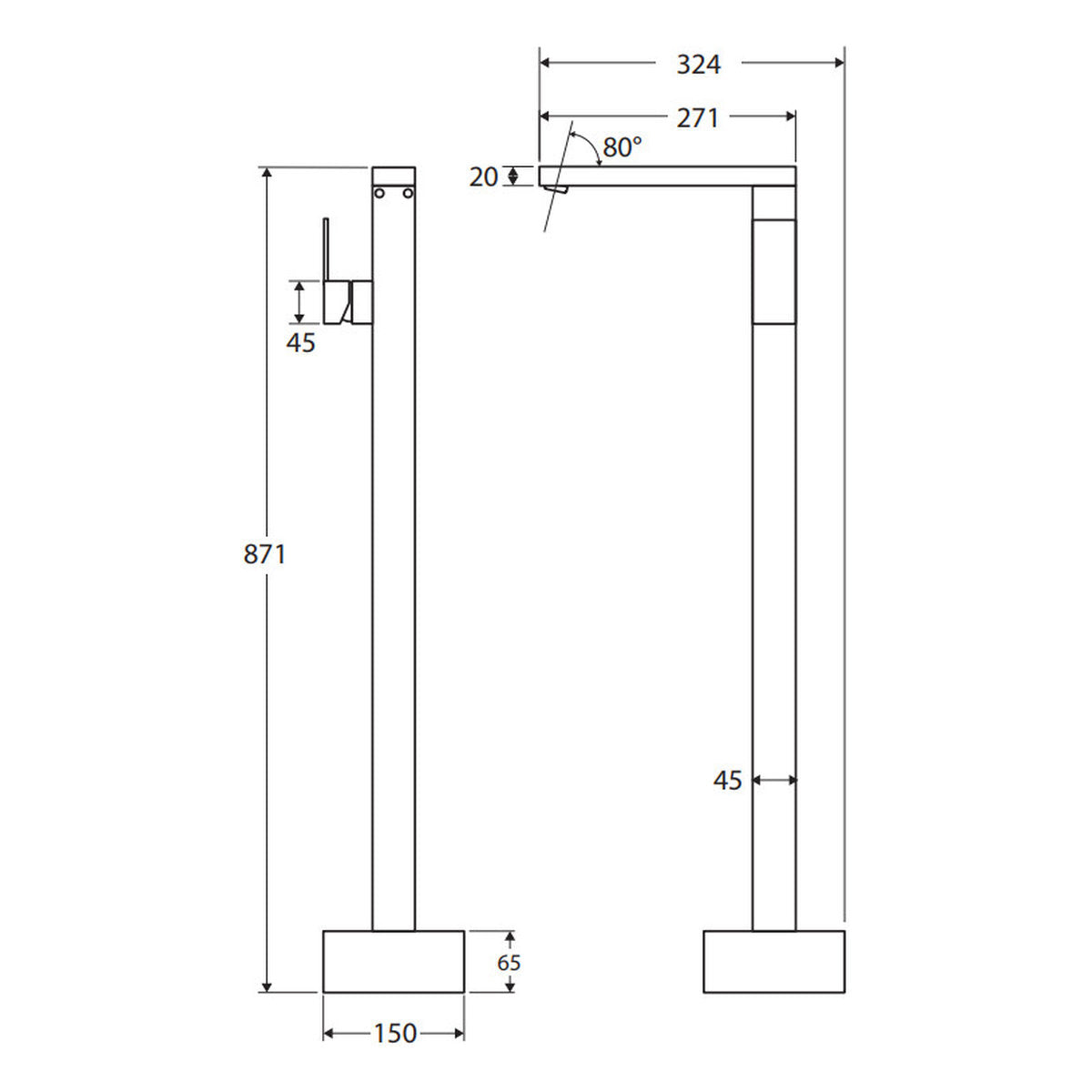 Fienza Jet Floor Mixer