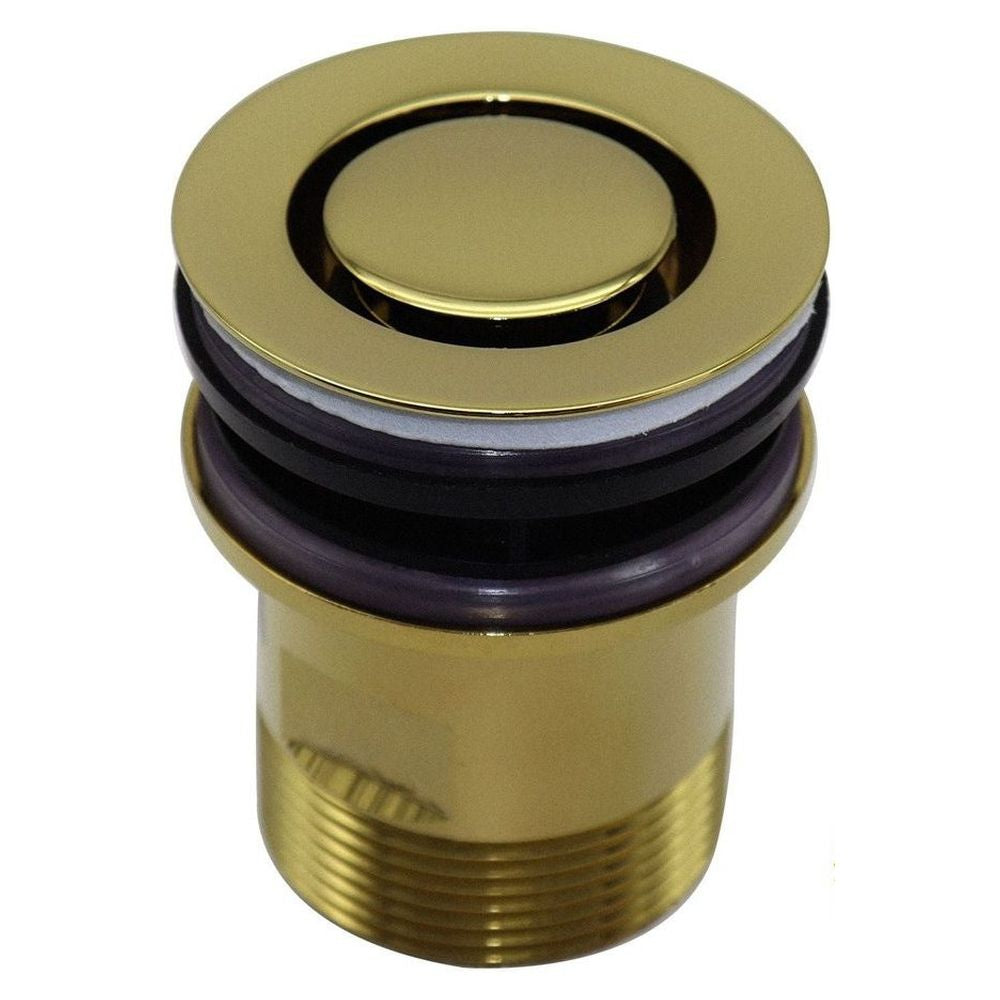 Basin Pop Down Universal Plug and Waste - Brushed Gold
