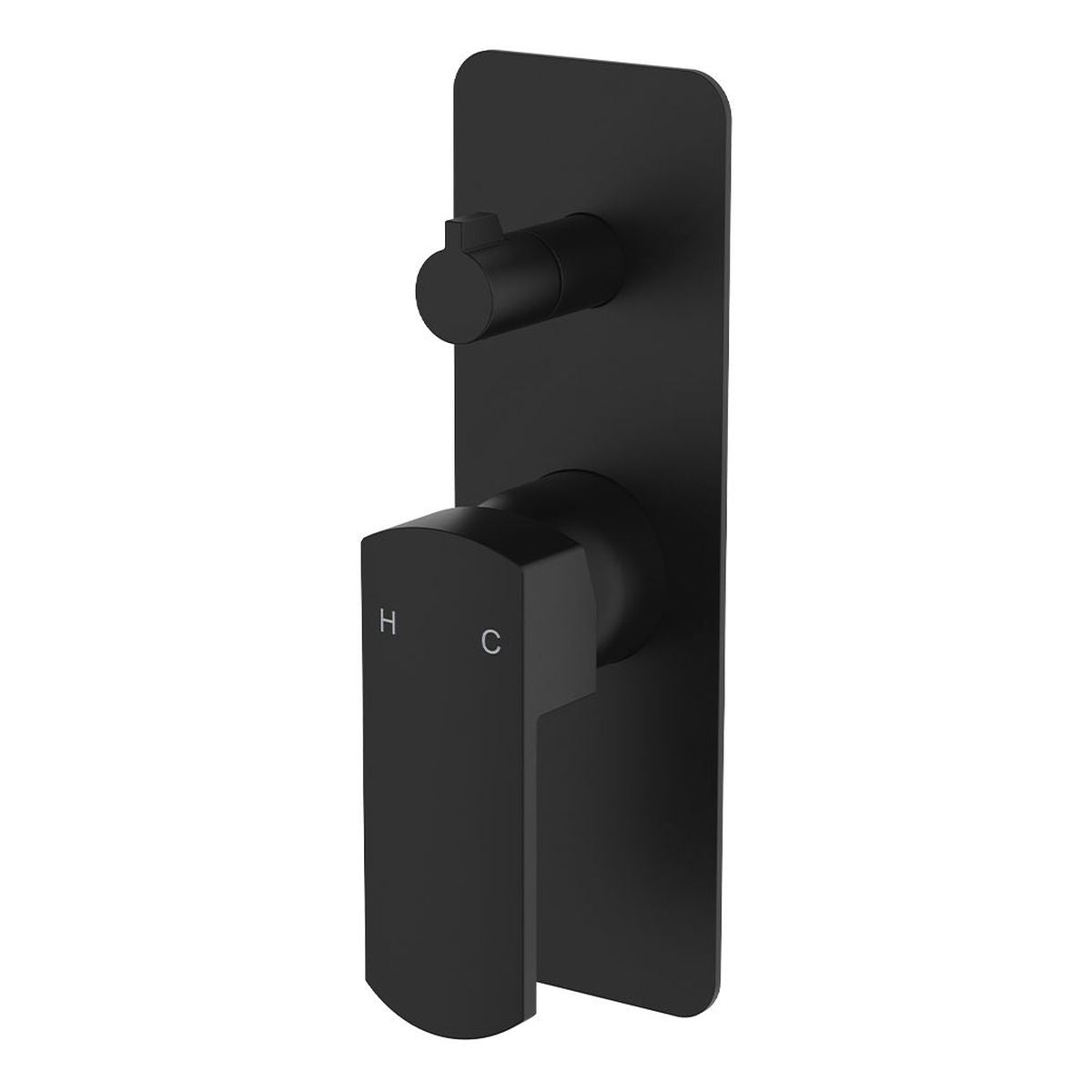 Koko Wall Diverter Mixer, Matte Black