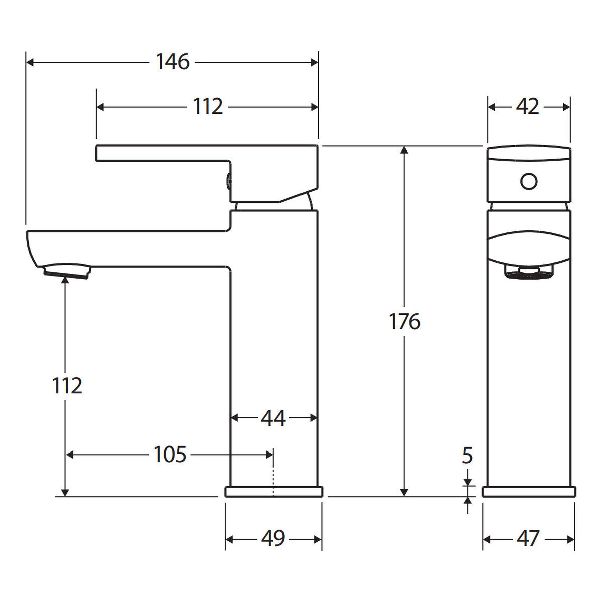 Fienza Koko Basin Mixer - Lead Free