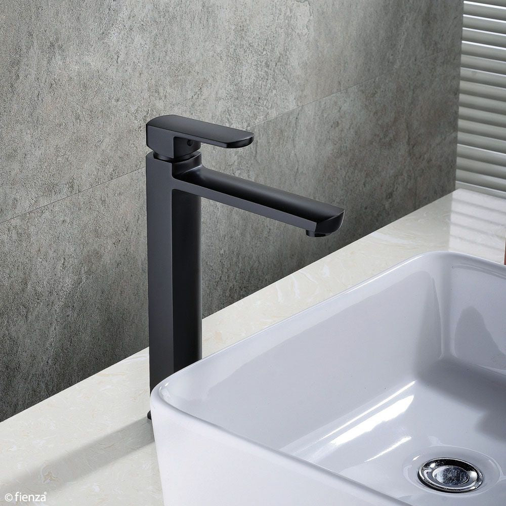 Koko Tall Basin Mixer, Matte Black