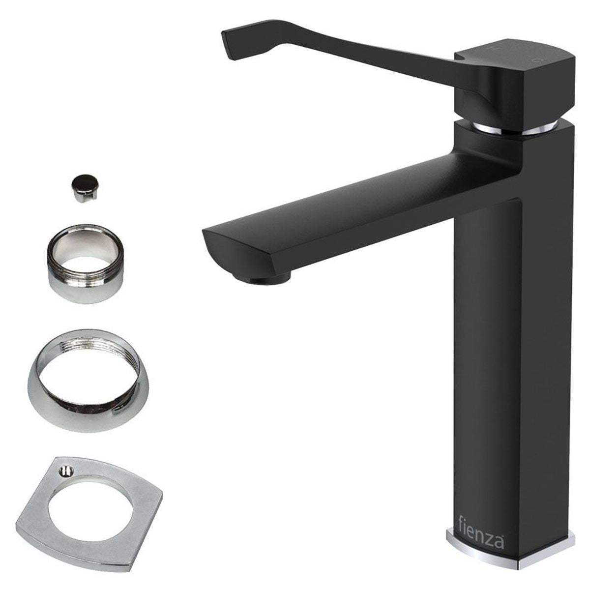 Koko Care Medium Basin Mixer, Matte Black