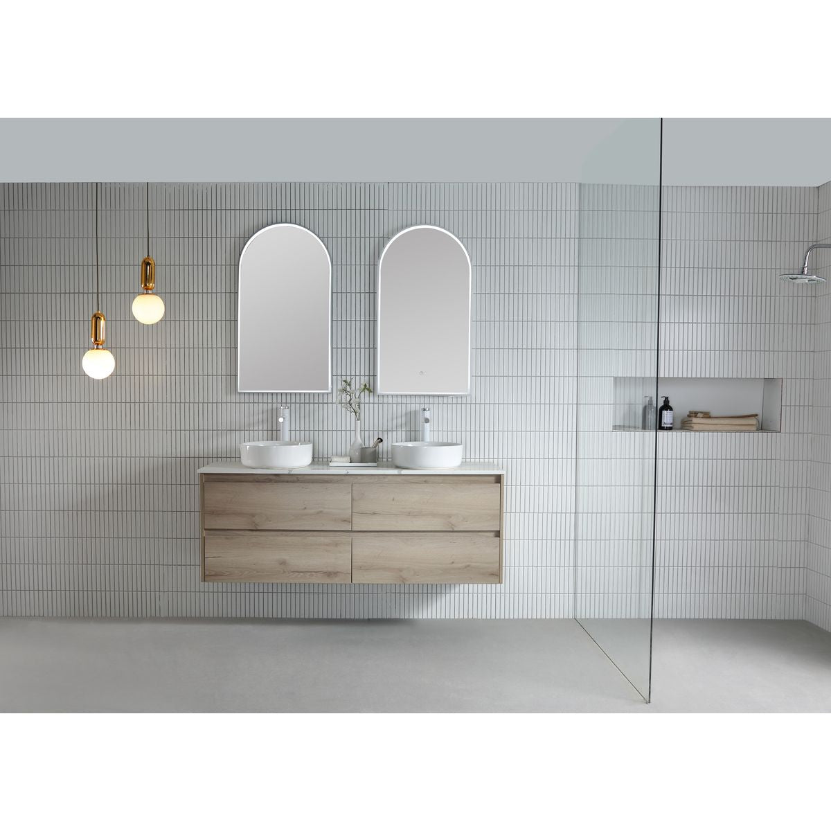 Arch LED Mirror AR50D-GM Gun Metal