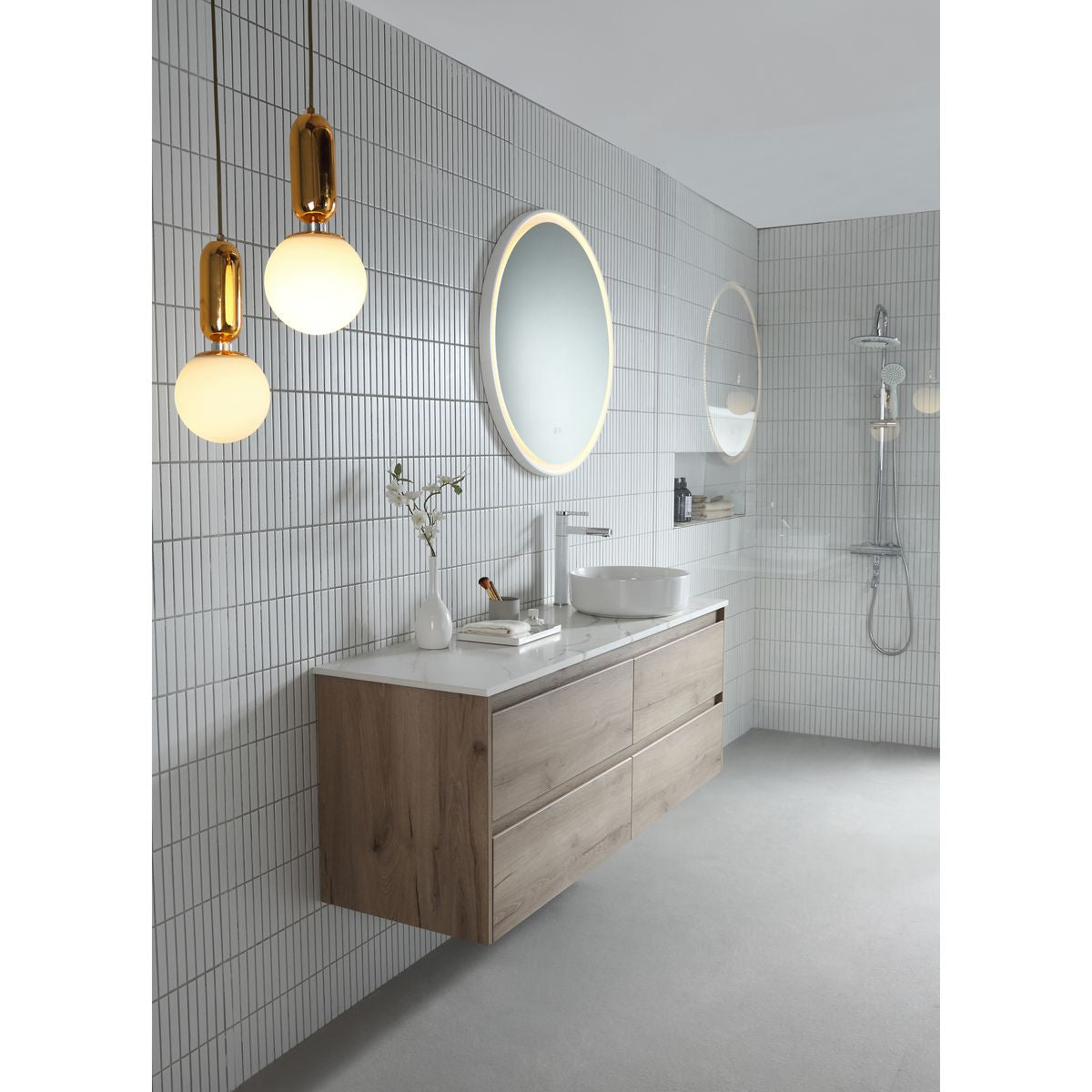 Eclipse LED Mirror E60D-MW Matte White