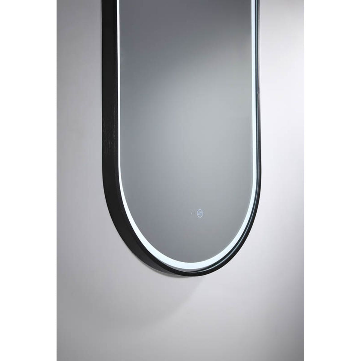 Gatsby 450 LED Mirror with Dimester and Portable Magnifier - Manhattan Black