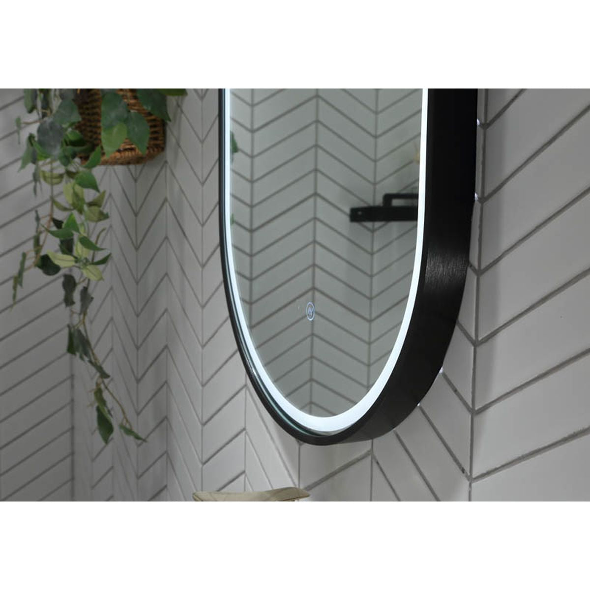 Gatsby LED Mirror G4590D-MB Matte Black
