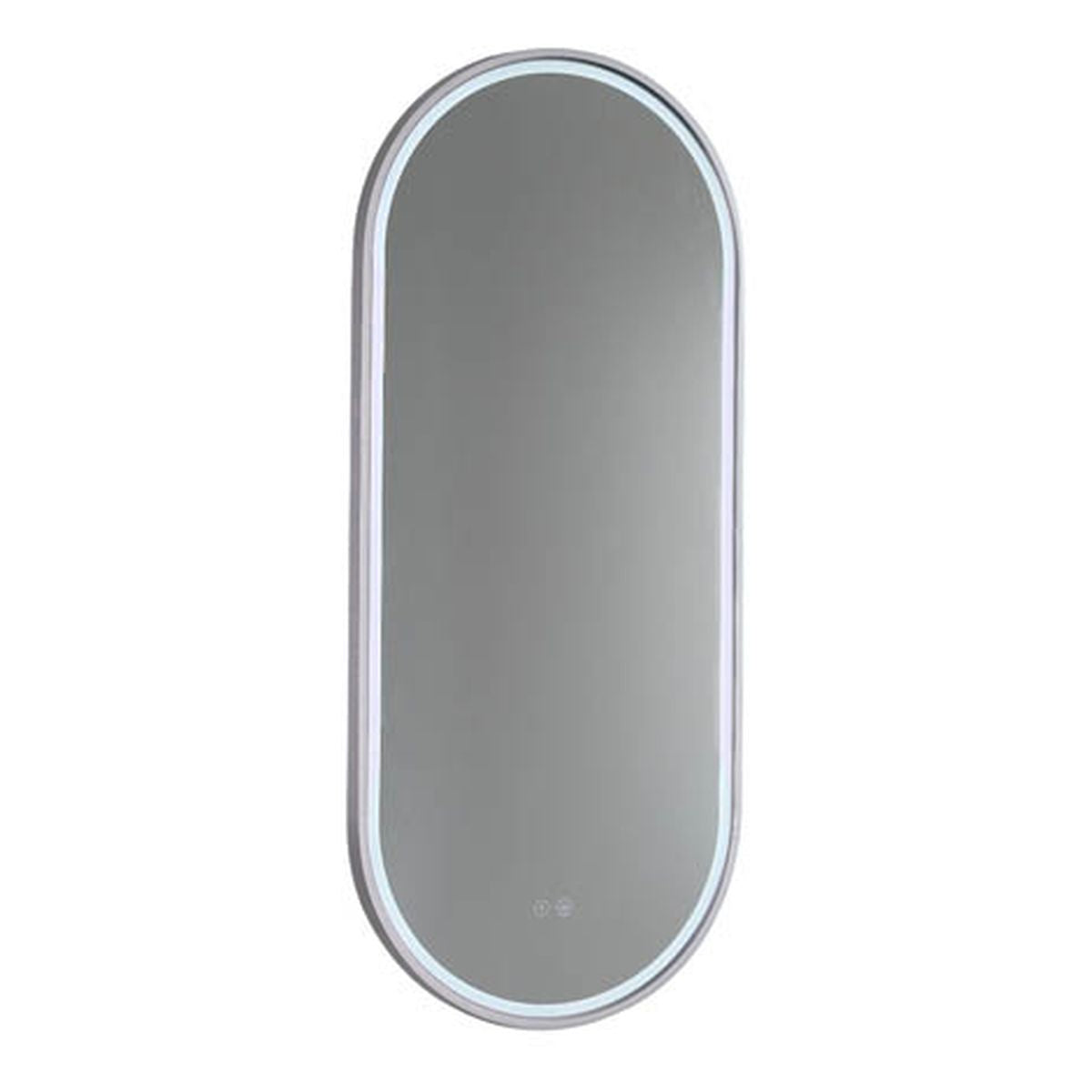 Great Gatsby LED Mirror - Brushed Nickel
