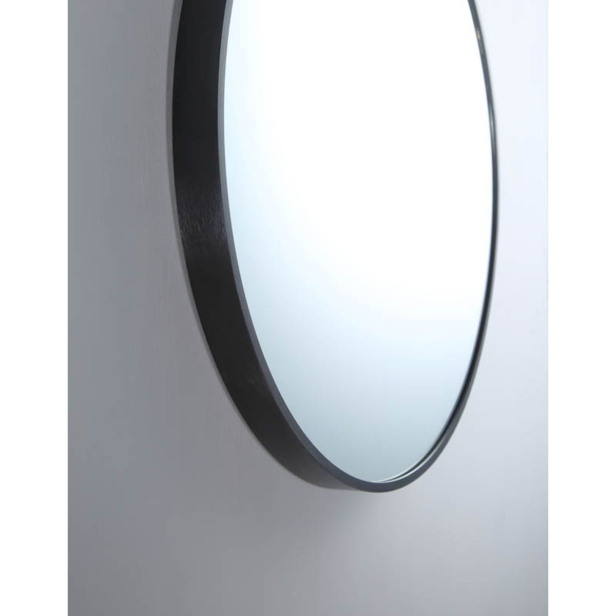 Modern Round Mirror MR61-MB Matte Black