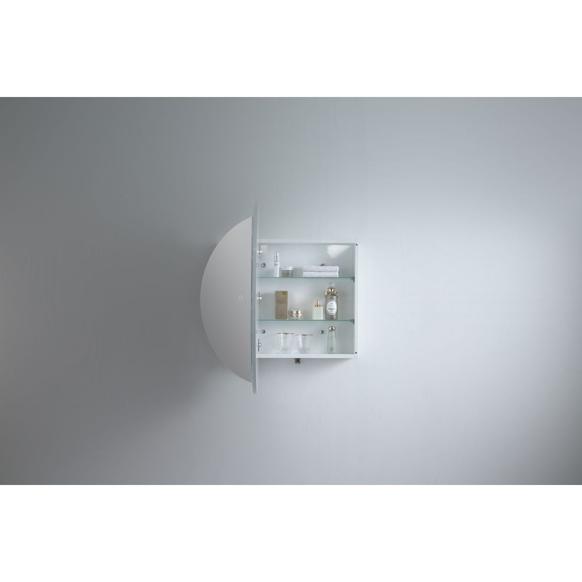 Pearl LED Mirror Cabinet P90D 900mm x 900mm