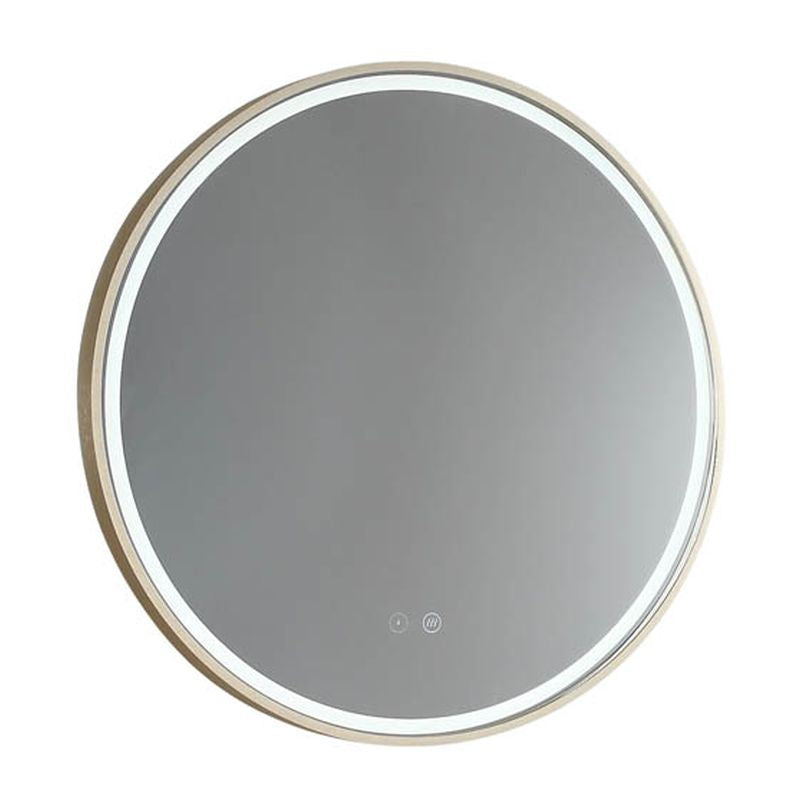 Sphere LED Mirror S80D-BB Brushed Brass