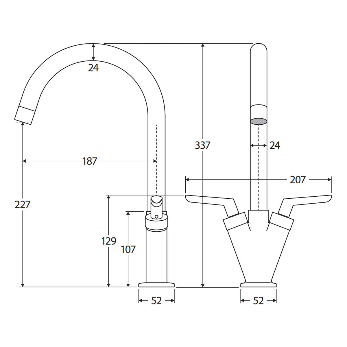 Fienza Chloe Sink Mixer