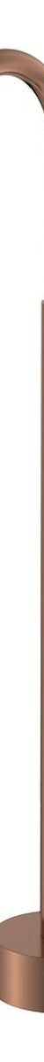 Empire Slim Floor Mounted Bath Mixer, Brushed Copper