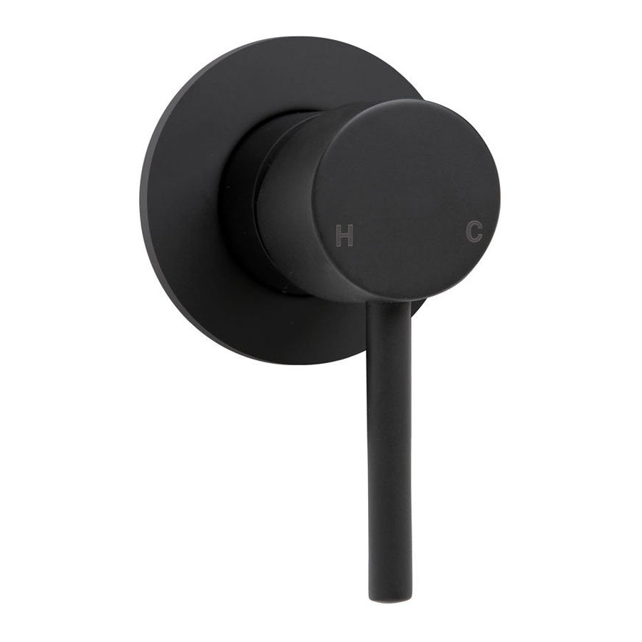 Fienza Hustle Wall Mixer, Round Plate