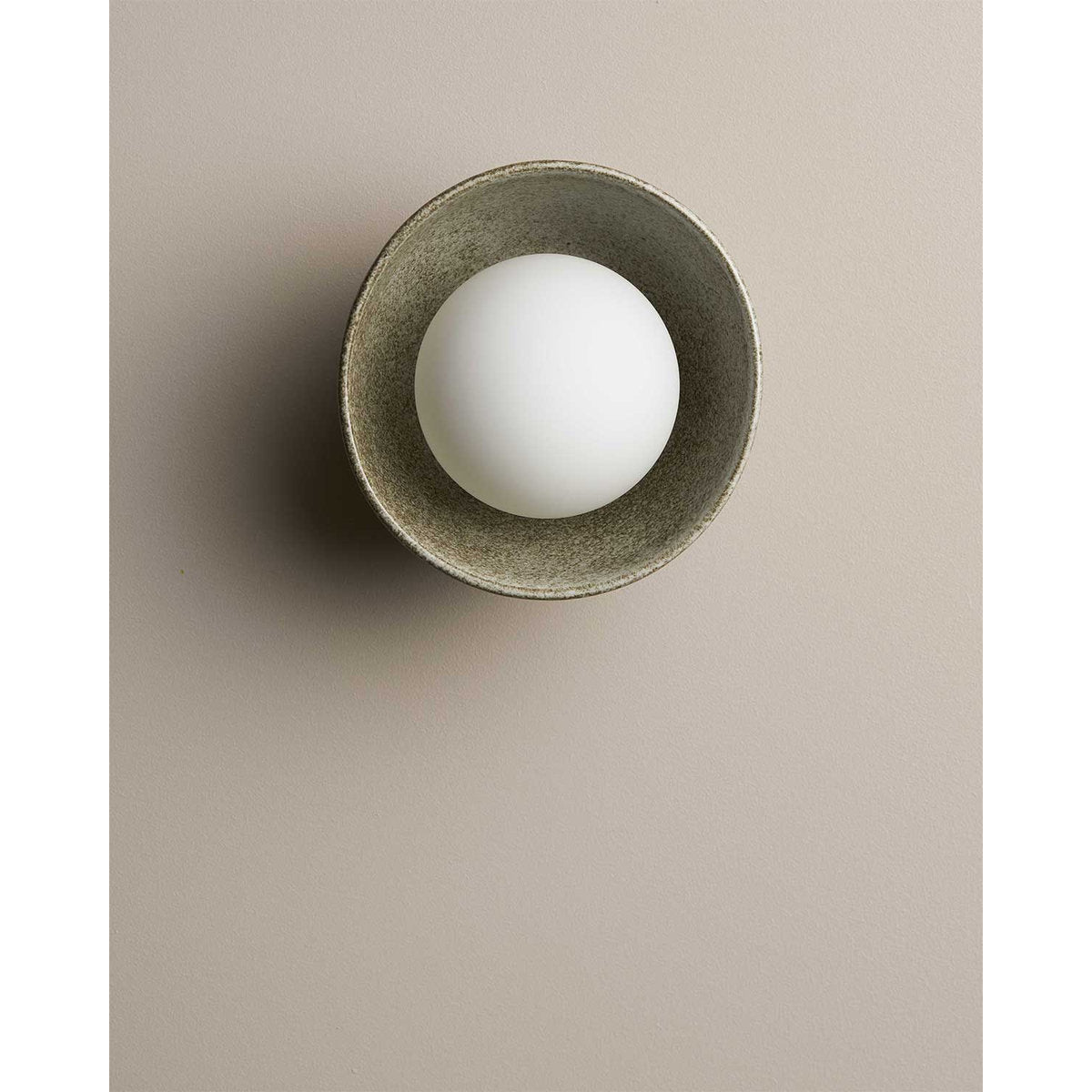 Robert Gordon Ceramic Wall Bowl Sconce Light, Rivergum