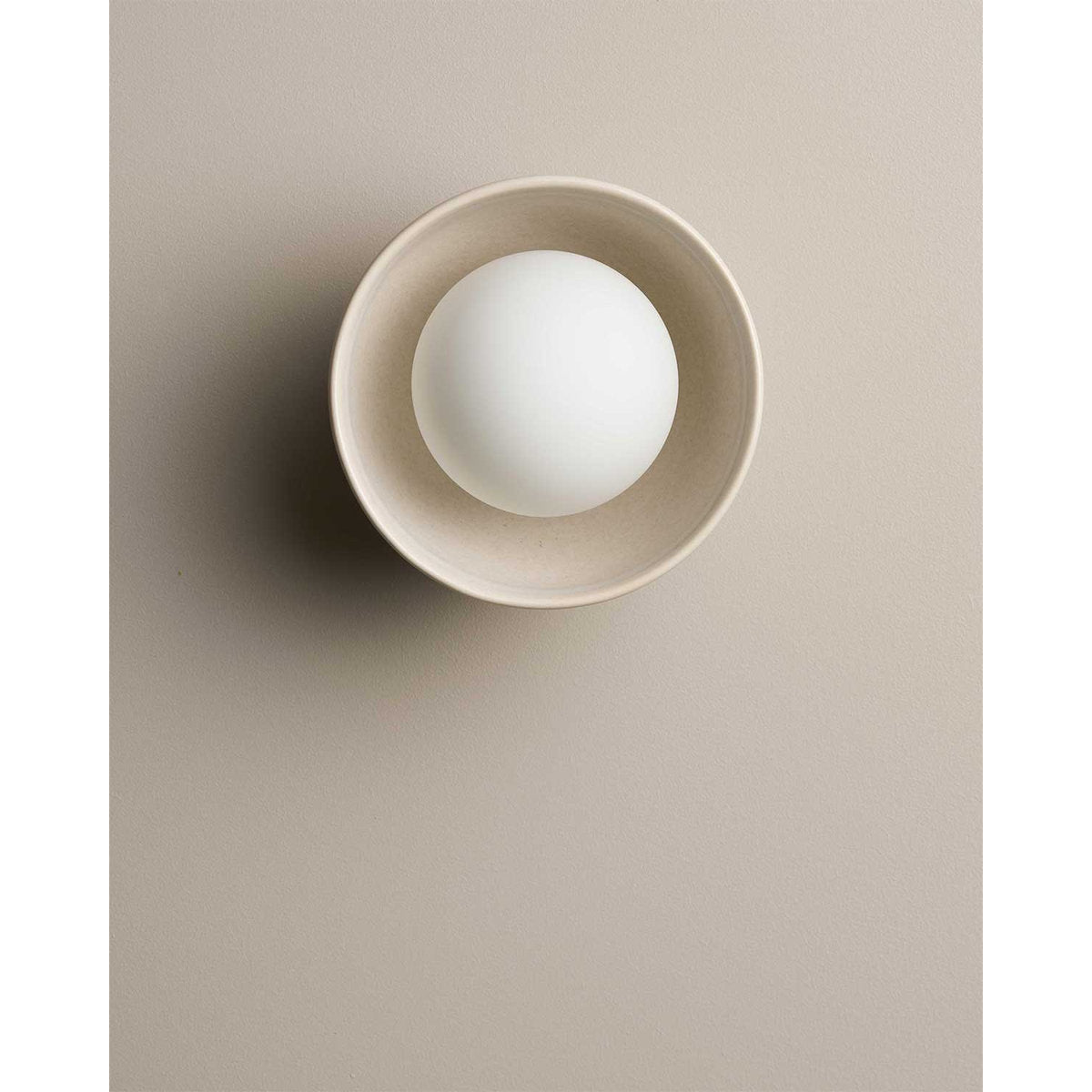 Robert Gordon Ceramic Wall Bowl Sconce Light, Coast