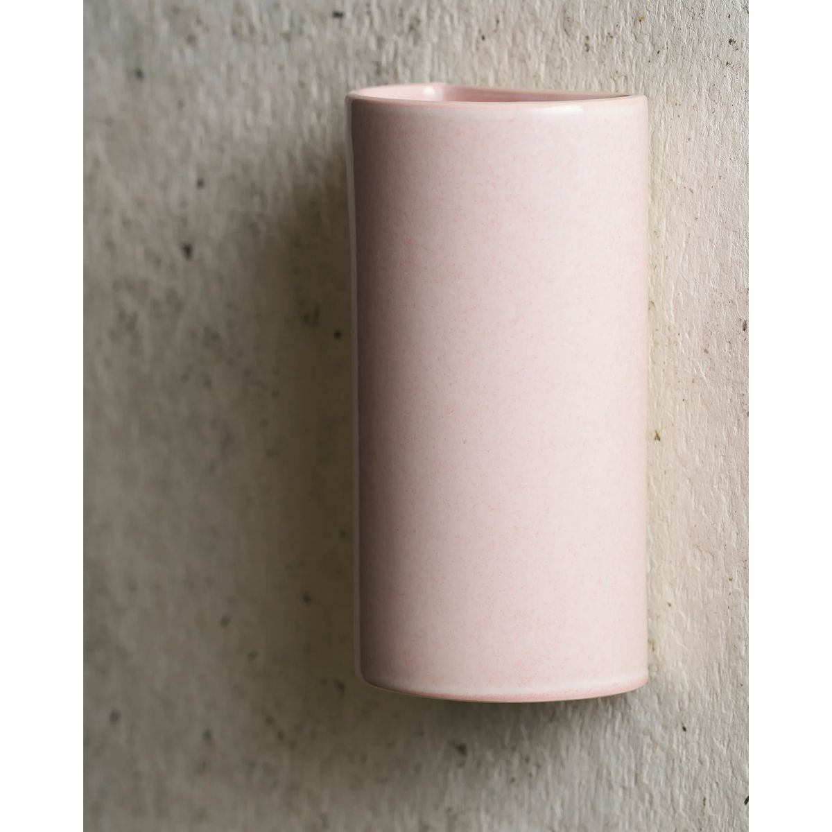 Curved Wall Light In Rose Quartz
