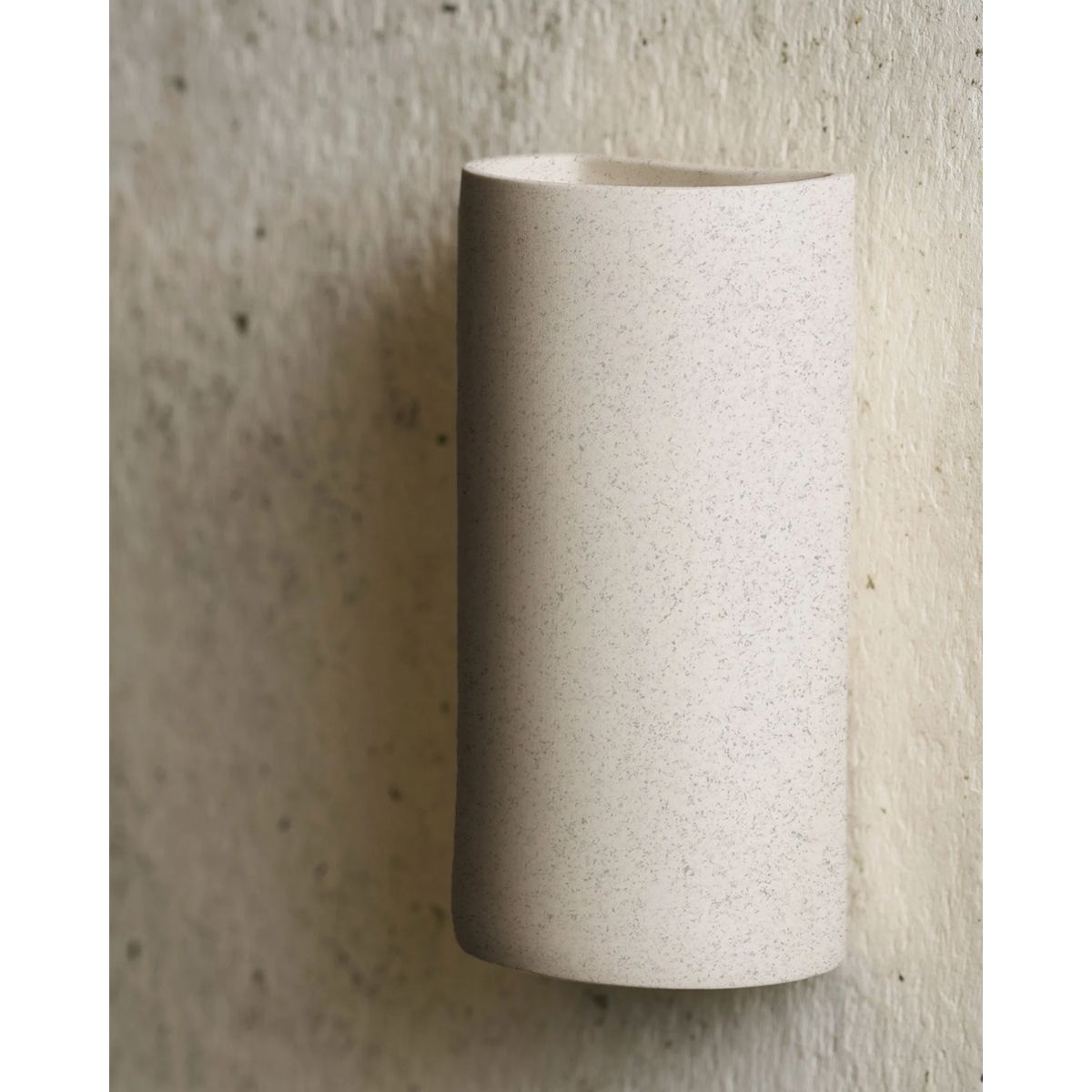 Curved Wall Light In Stone