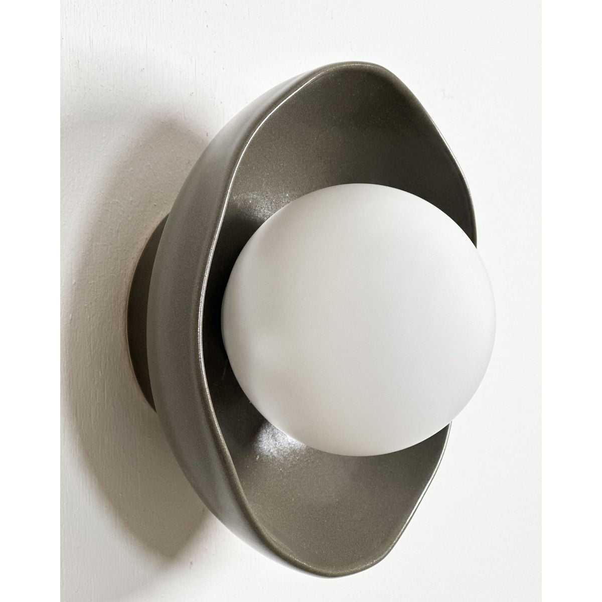 Robert Gordon Shell Wall Sconce-Olive