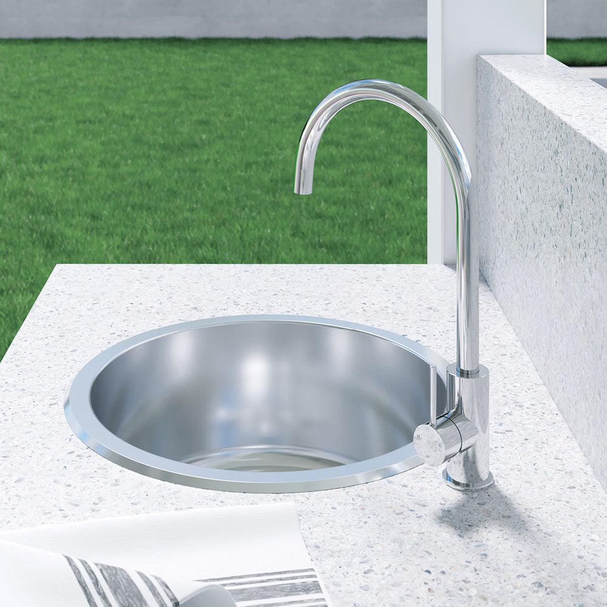 Fienza Kaya Sink Mixer, Chrome - Lead Free
