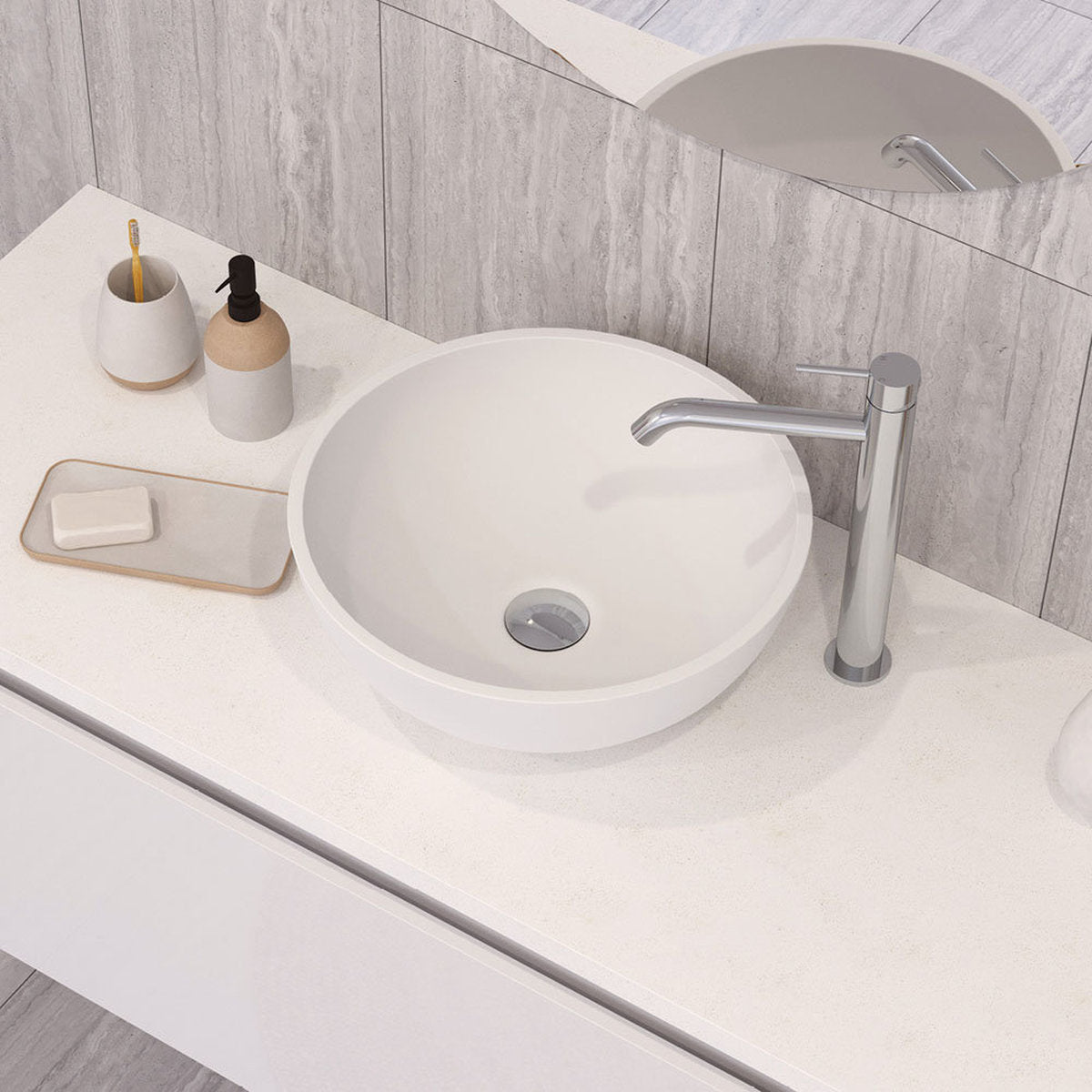 Fienza Kaya Tall Basin Mixer, Chrome - Lead Free