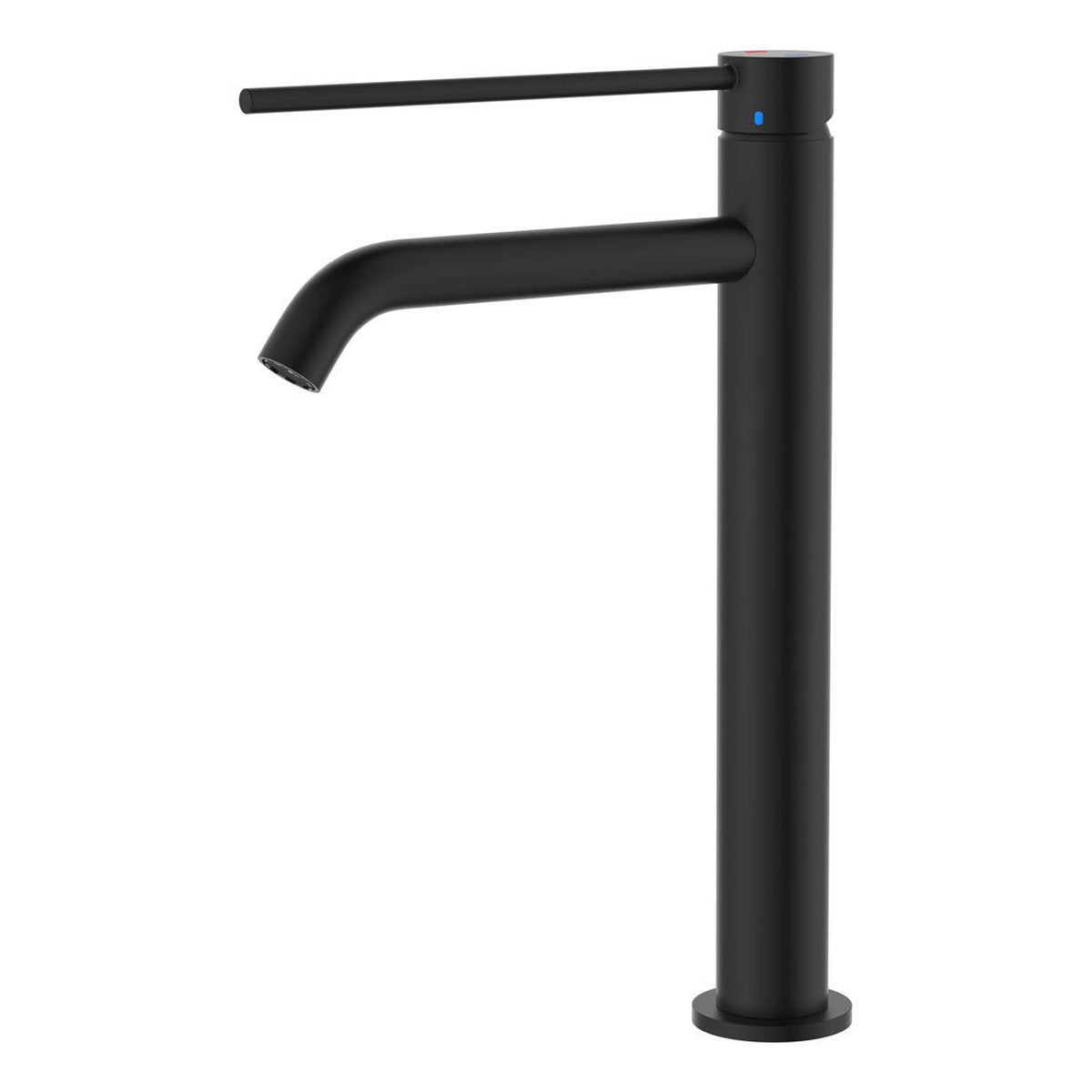 Fienza Kaya Care Tall Basin Mixer, Matte Black - Lead Free