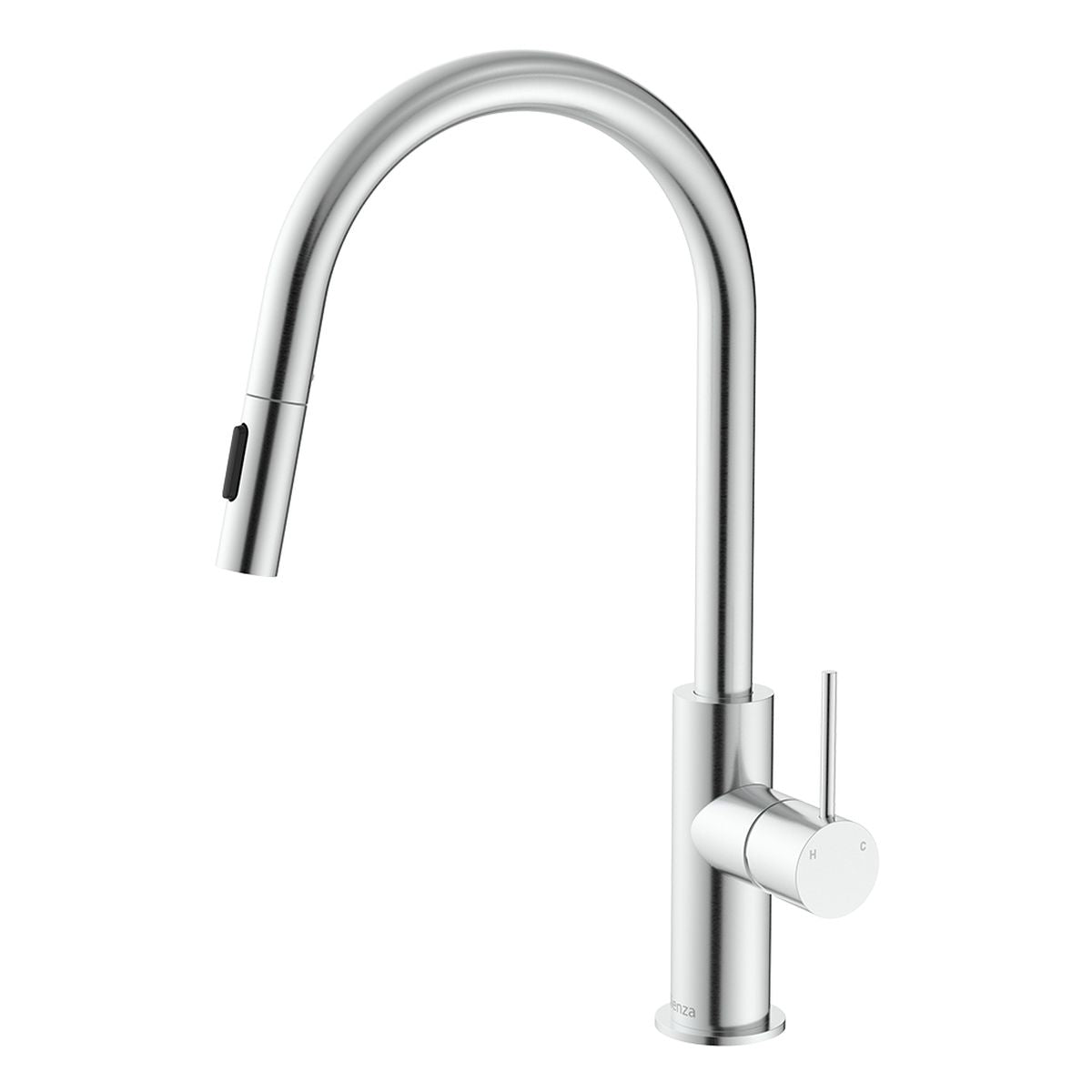 Fienza Kaya Outdoor Living Pull-Out Sink Mixer, Brushed Stainless Steel