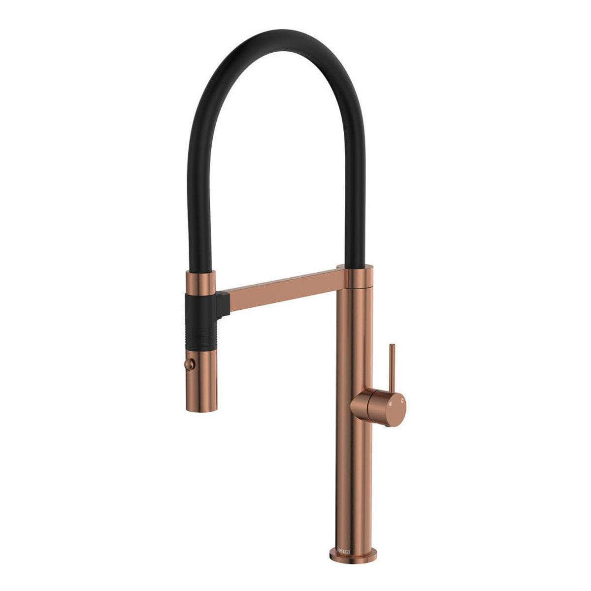 Fienza Kaya Pull Down Sink Mixer, Brushed Copper - Lead Free