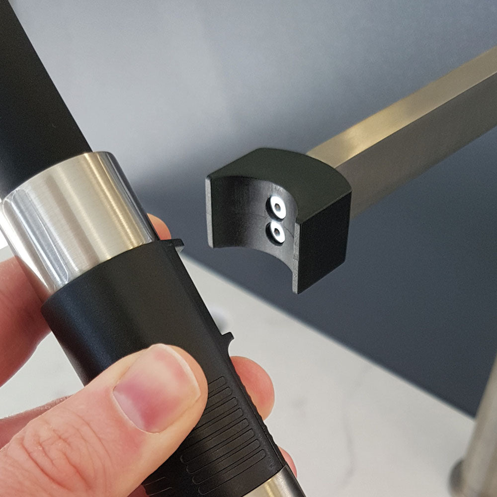 Fienza Kaya Pull Down Sink Mixer, Gun Metal