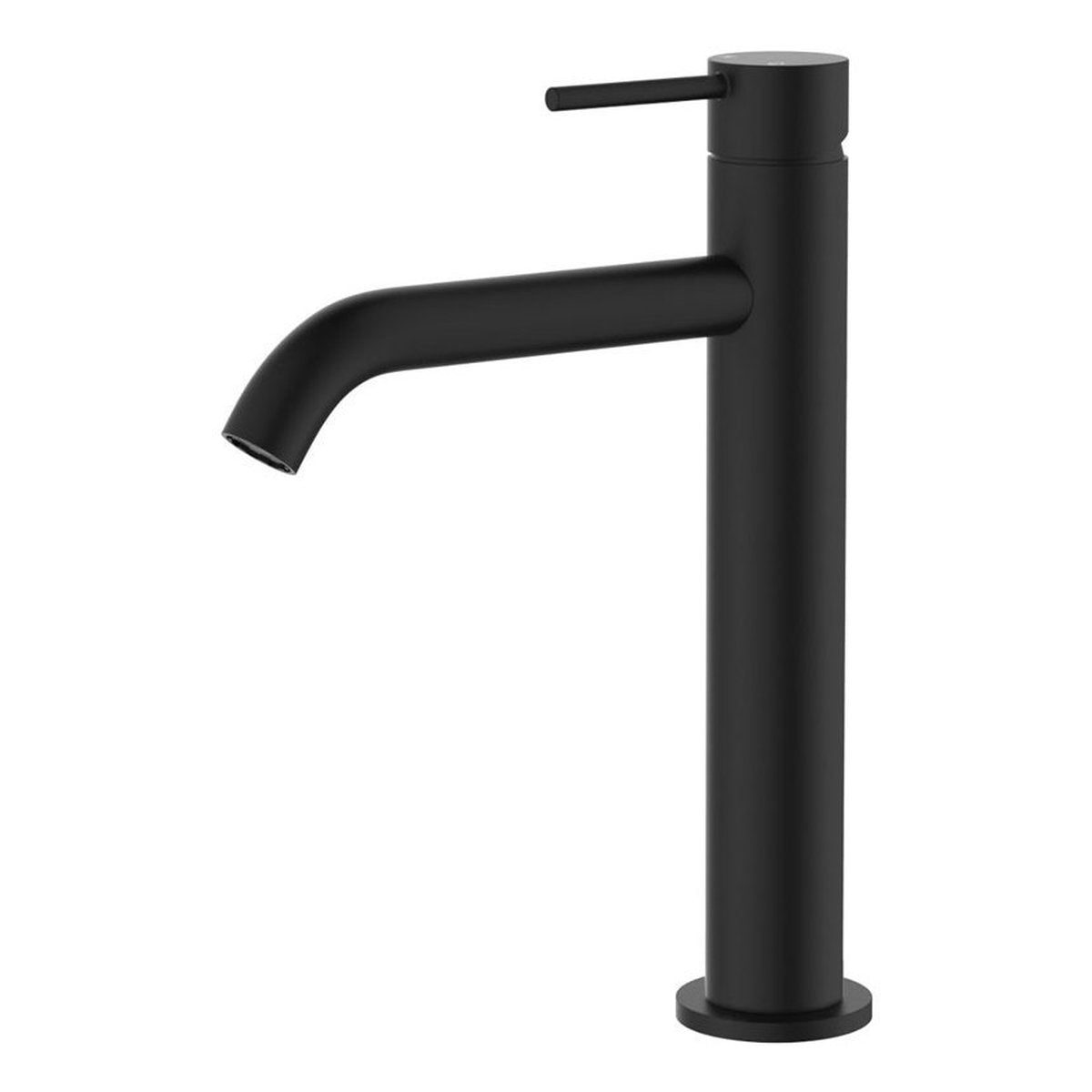 Fienza Kaya Medium Basin Mixer, Matte Black - Lead Free