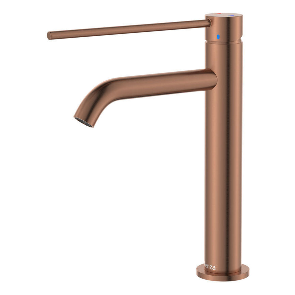 Fienza Kaya Care Medium Basin Mixer, Brushed Copper - Lead Free