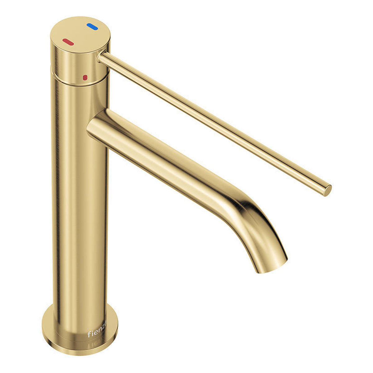 Fienza Kaya Care Medium Basin Mixer, Urban Brass - Lead Free