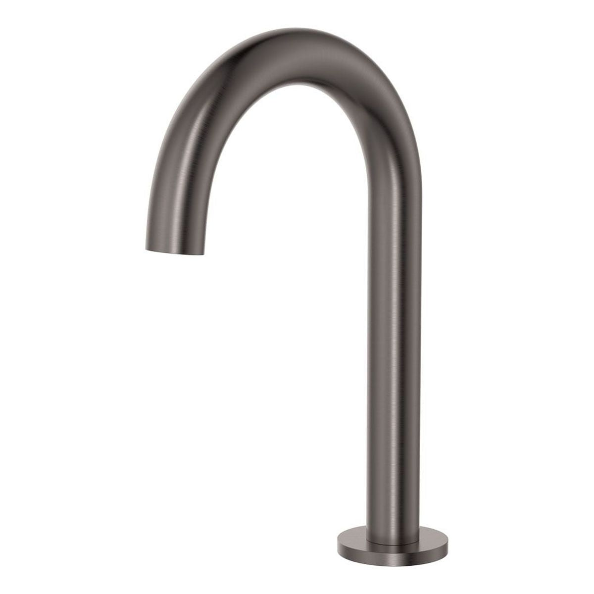 Kaya Hob-Mounted Fixed Bath/Basin Outlet, Gun Metal