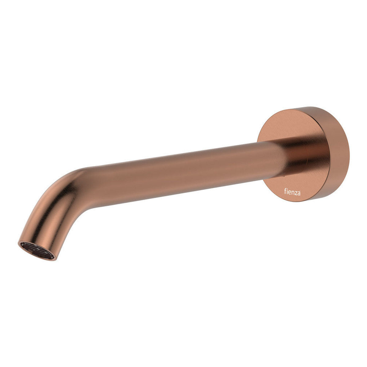 Fienza Kaya Wall Basin/Bath Outlet, 220mm, Brushed Copper - Lead Free