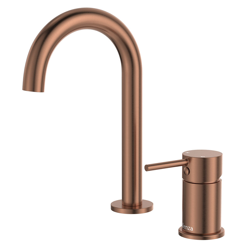 Kaya Hob Mixer Set, Brushed Copper