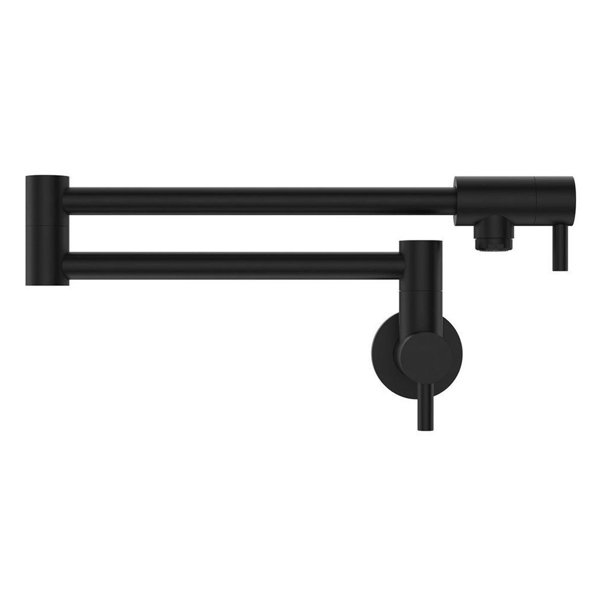 Fienza Kaya Pot Filler, Matte Black - Lead Free