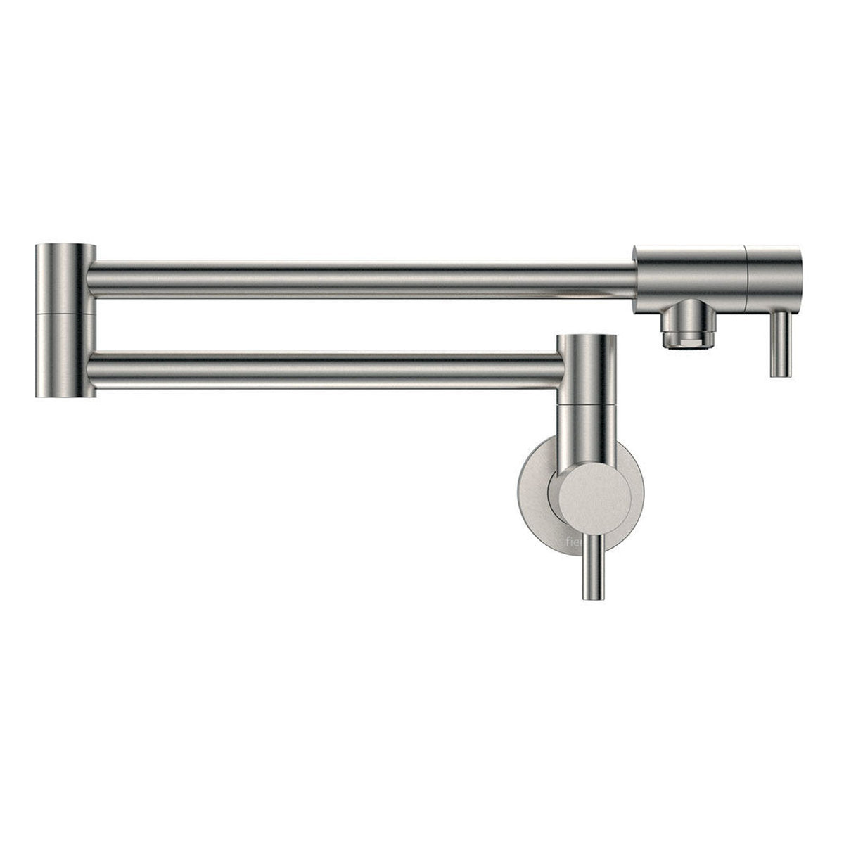 Fienza Kaya Pot Filler, Brushed Nickel - Lead Free