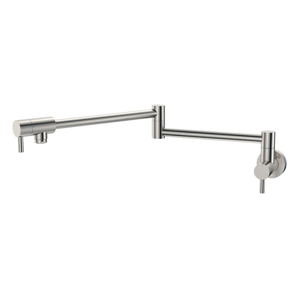Fienza Kaya Pot Filler, Brushed Nickel - Lead Free