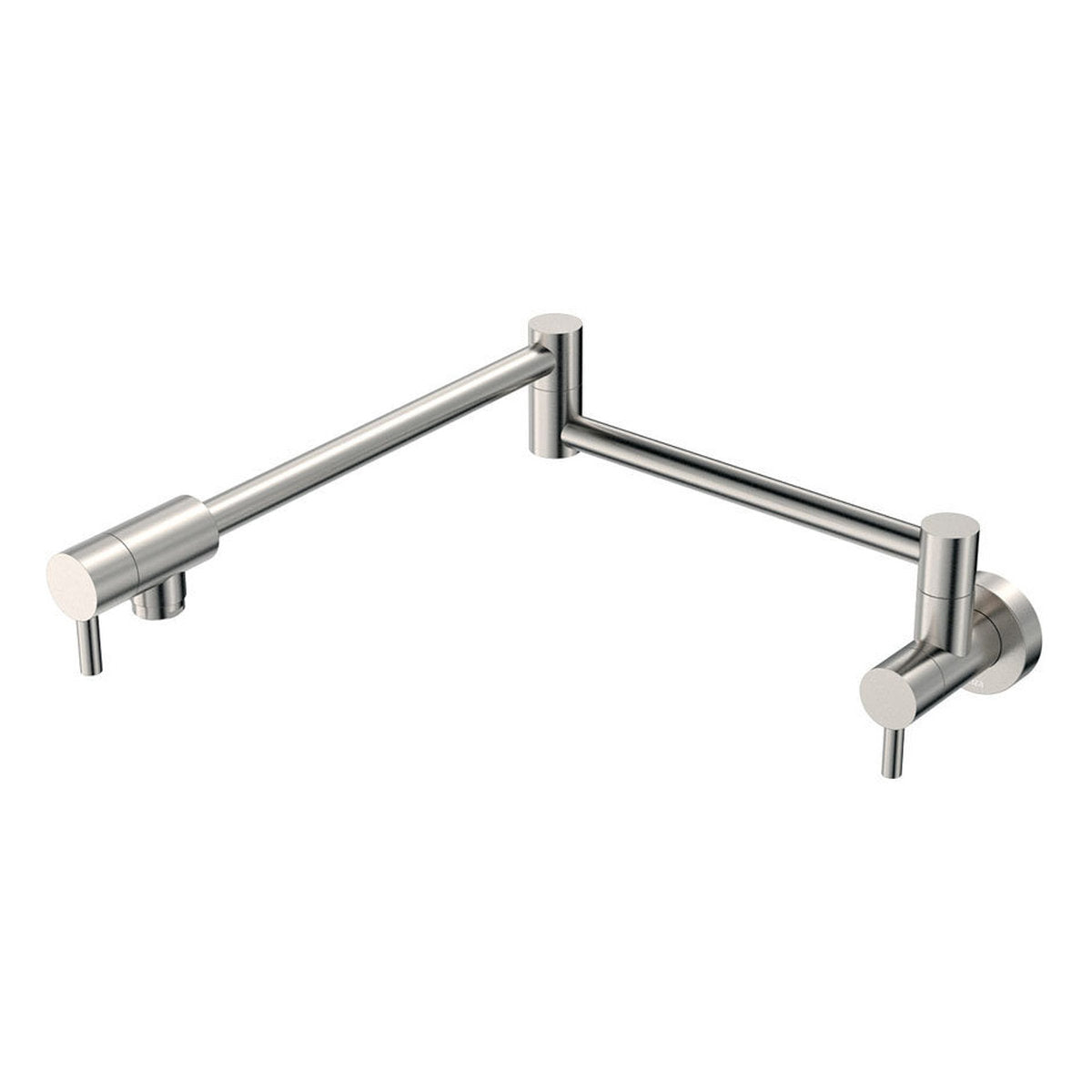 Fienza Kaya Pot Filler, Brushed Nickel - Lead Free