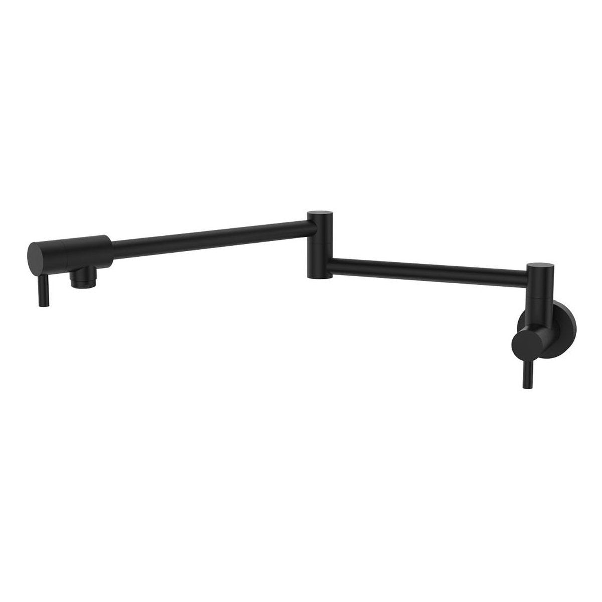 Fienza Kaya Pot Filler, Matte Black - Lead Free