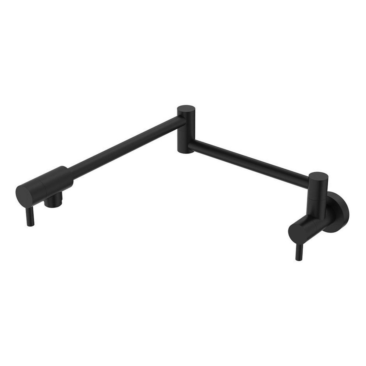 Fienza Kaya Pot Filler, Matte Black - Lead Free